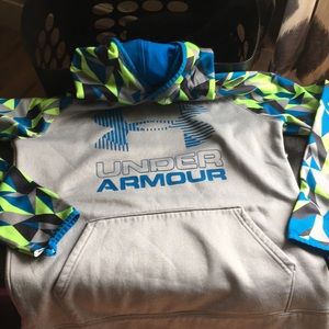 Boys under armor sweatshirt youth lg